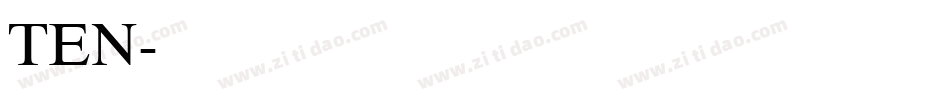 TEN字体转换