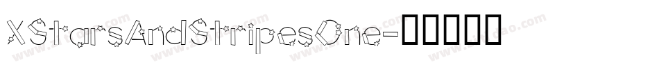 XStarsAndStripesOne字体转换