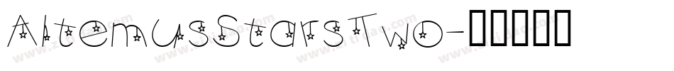 AltemusStarsTwo字体转换