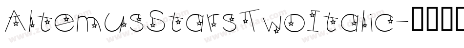 AltemusStarsTwoItalic字体转换