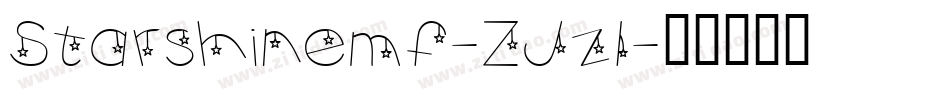 Starshinemf-ZJzl字体转换