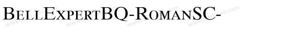 BellExpertBQ-RomanSC字体转换