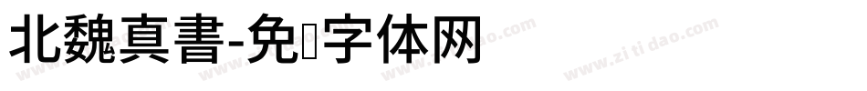 北魏真書字体转换