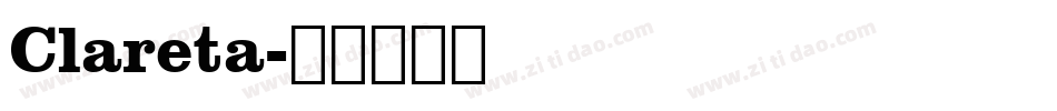 Clareta字体转换