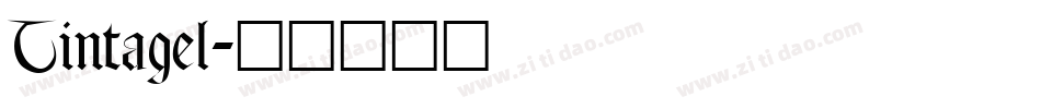 Tintagel字体转换