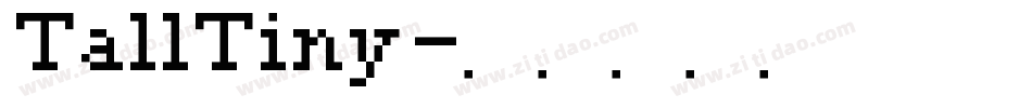 TallTiny字体转换