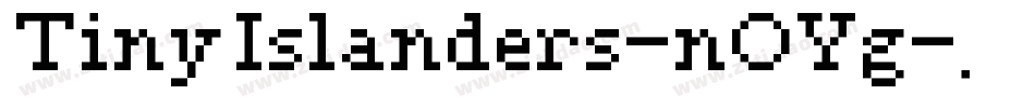 TinyIslanders-nOYg字体转换