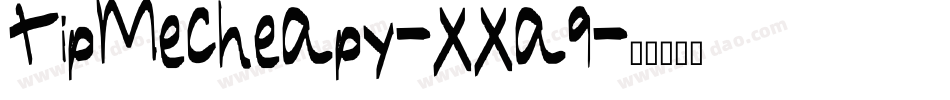 TipMeCheapy-XXa9字体转换