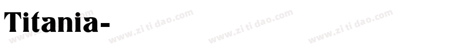 Titania字体转换
