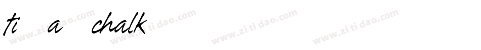 tiza_chalk字体转换