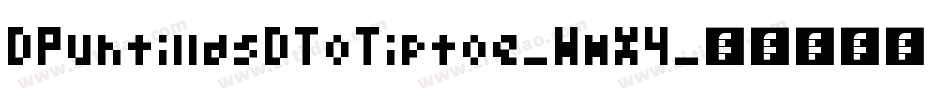 DPuntillasDToTiptoe-WmX4字体转换