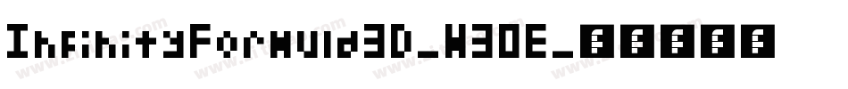 InfinityFormula3D-W3OE字体转换