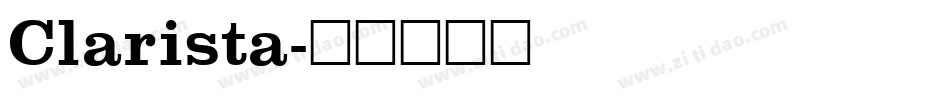 Clarista字体转换
