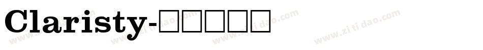 Claristy字体转换