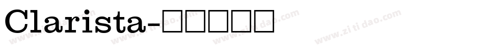 Clarista字体转换
