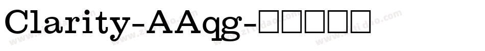 Clarity-AAqg字体转换