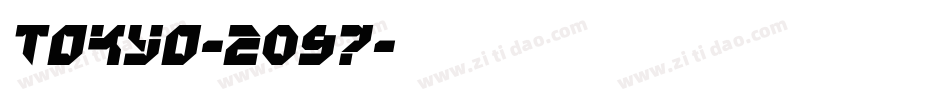 Tokyo-2097字体转换