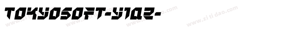 Tokyosoft-y1qZ字体转换