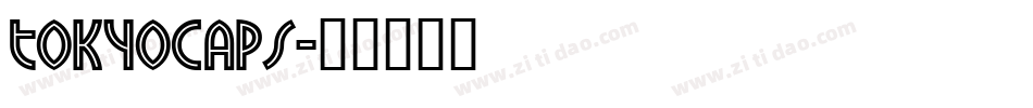TokyoCaps字体转换