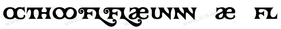 ChollaUnicaseLigatures字体转换