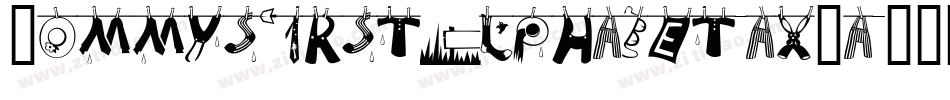 TommysFirstAlphabet-axRa字体转换