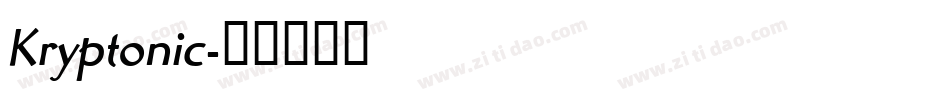 Kryptonic字体转换