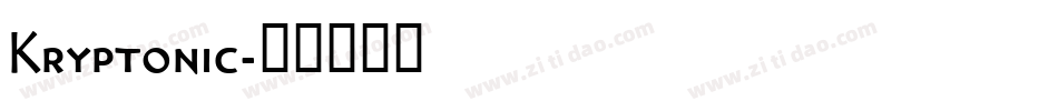 Kryptonic字体转换