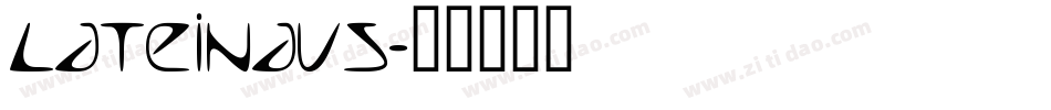 Lateinaus字体转换