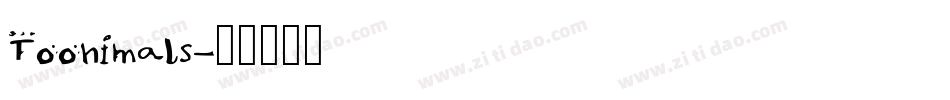 Toonimals字体转换