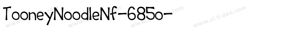 TooneyNoodleNf-685o字体转换