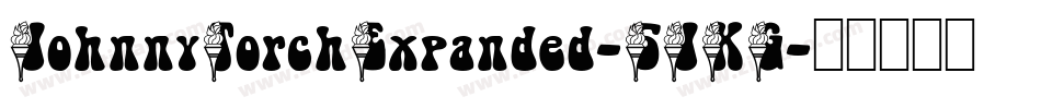 JohnnyTorchExpanded-5JKG字体转换