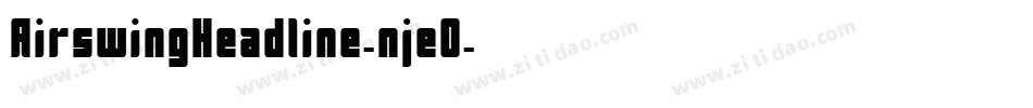 AirswingHeadline-nje0字体转换