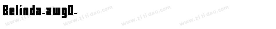 Belinda-zwg0字体转换