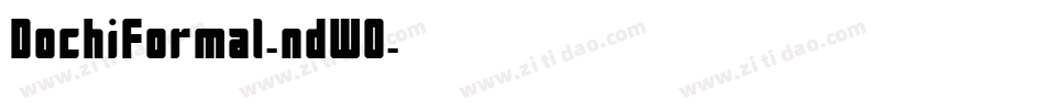 DochiFormal-ndW0字体转换