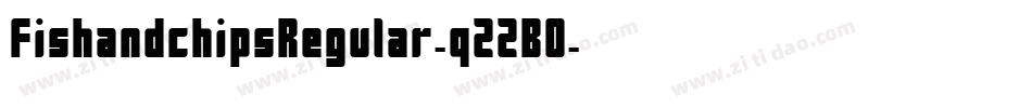 FishandchipsRegular-qZZB0字体转换