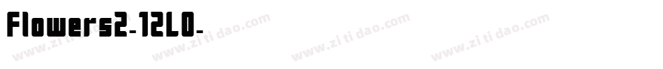 Flowers2-1ZL0字体转换