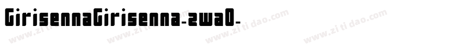 GirisennaGirisenna-zwa0字体转换
