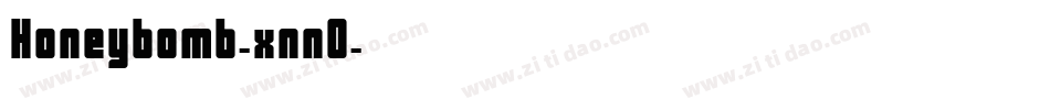 Honeybomb-xnn0字体转换