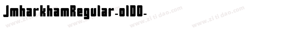 JmharkhamRegular-olD0字体转换