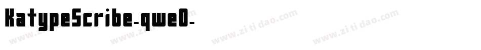 KatypeScribe-qwe0字体转换