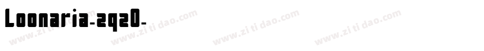 Loonaria-zqz0字体转换