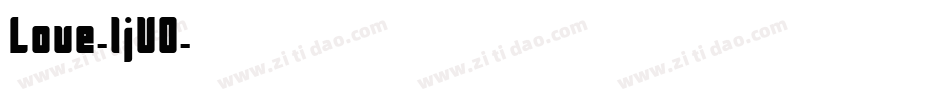 Love-ljV0字体转换
