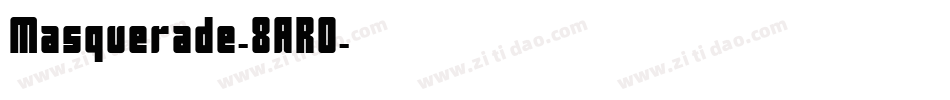 Masquerade-8AR0字体转换
