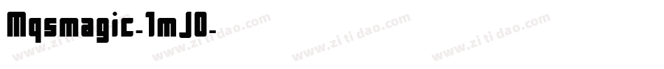 Mqsmagic-1mJ0字体转换