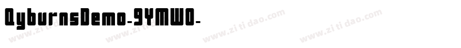 QyburnsDemo-9YMW0字体转换