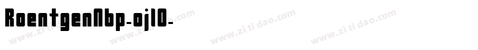 RoentgenNbp-ojl0字体转换