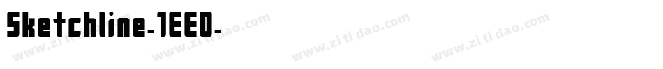 Sketchline-1EE0字体转换
