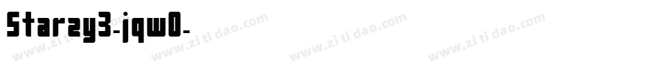 Starzy3-jqw0字体转换