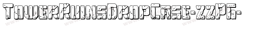 TowerRuinsDropCase-zzPG字体转换