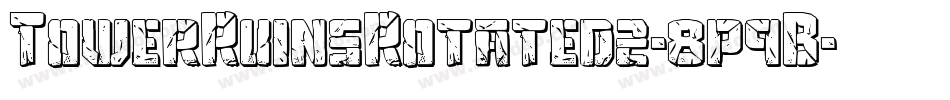 TowerRuinsRotated2-8p9B字体转换